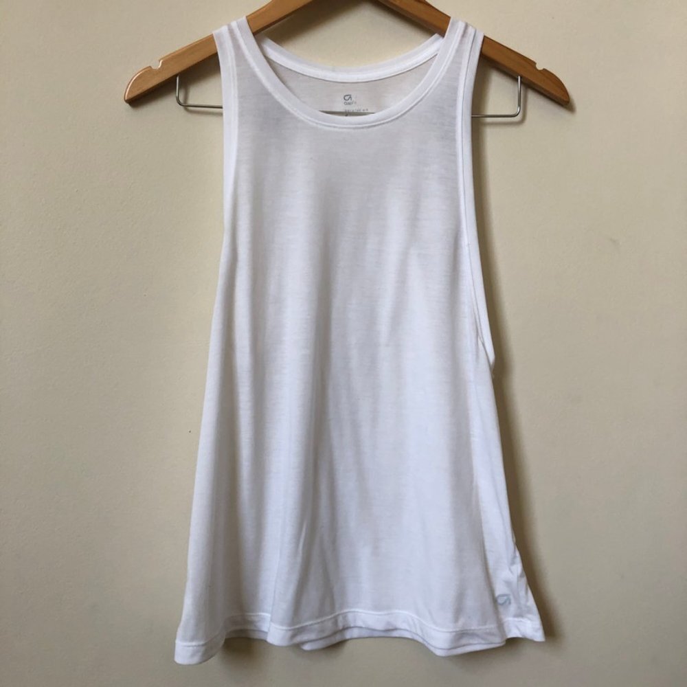 GAP White Workout Tank